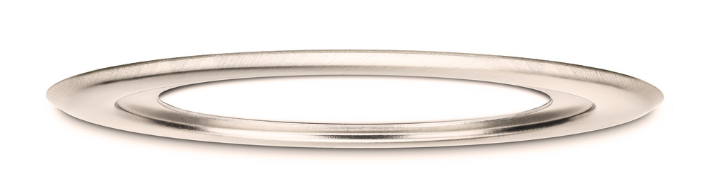 EVOFIRE FIRE RATED DOWNLIGHT 70-100MM CUTOUT IP65 SATIN NICKEL ROUND ADAPTER