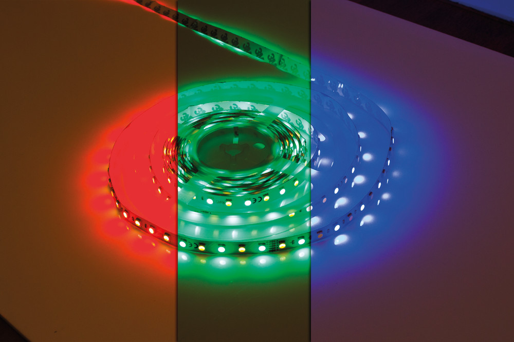 STRIP IP33 50M RGB+W 3000K 24V 12W/M 72LED/M 12MM WIDTH 115 BEAM BAG PACK