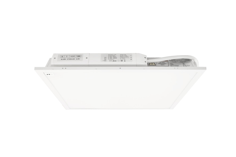 COMPACT HIGH PERFORMANCE+ PANEL EMERGENCY 3HR 600X600 IP40 3500LM 23W 4000K NON-DIMM 152LM/W BACKLIT
