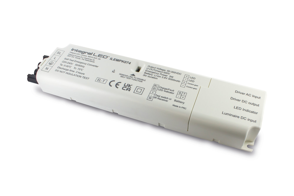 EMERGENCY CONVERSION KIT IP20 FOR ILP6060B041 - ILP6060B042 -ILP6060B043 PANELS 3HR WITH REMOTE LED INDICATOR AND TEST BUTTON